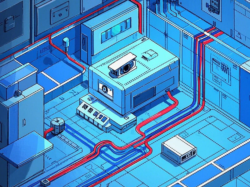 五方對講系統(tǒng)布線圖