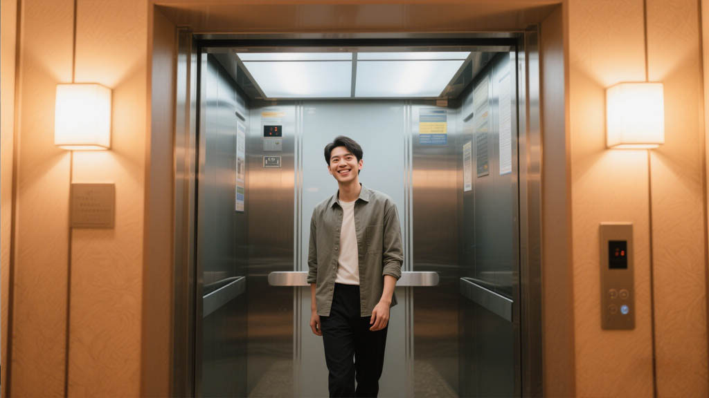 您需要的是電梯等人，而不是人等電梯