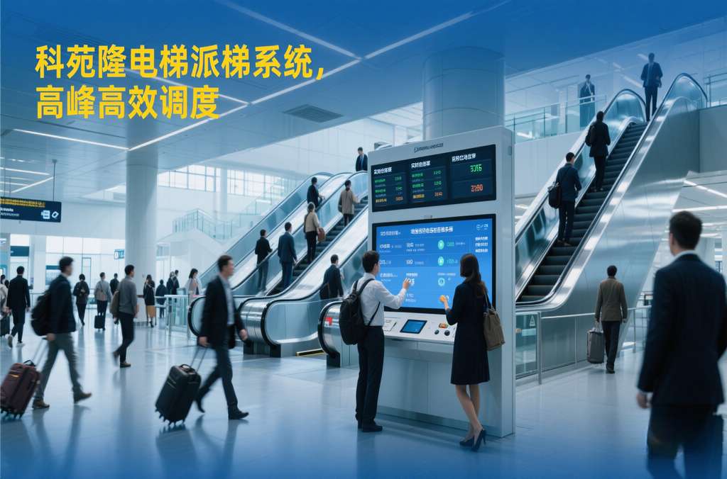 科苑隆電梯目的選層派梯系統(tǒng)：機(jī)場垂直交通的智慧調(diào)度官