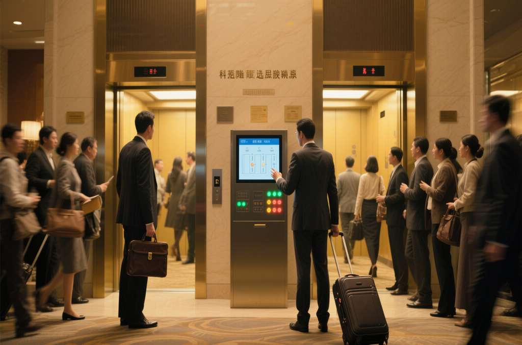 科苑隆電梯目的選層派梯系統(tǒng)：商務(wù)酒店的效率革新利器