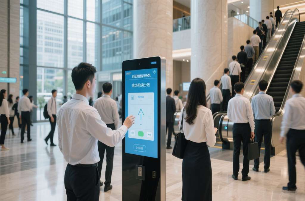 科苑隆電梯目的選層智能派梯系統(tǒng)：寫字樓商務效率的加速器