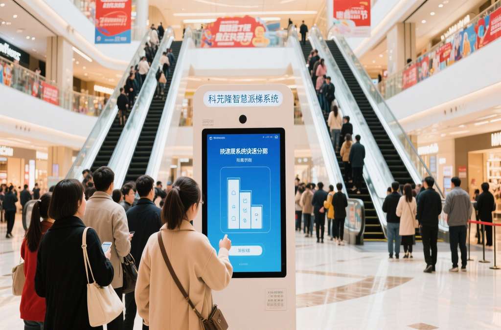 科苑隆電梯目的選層智慧派梯系統(tǒng)：商場客流的智能指揮官