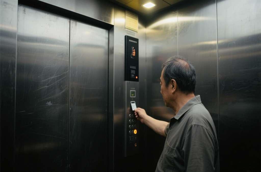 電梯里梯控
