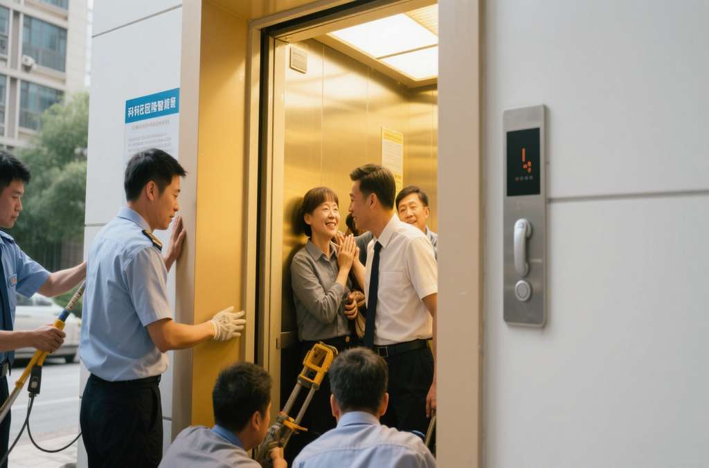 一鍵應(yīng)答零距離，科苑隆筑牢電梯安全墻