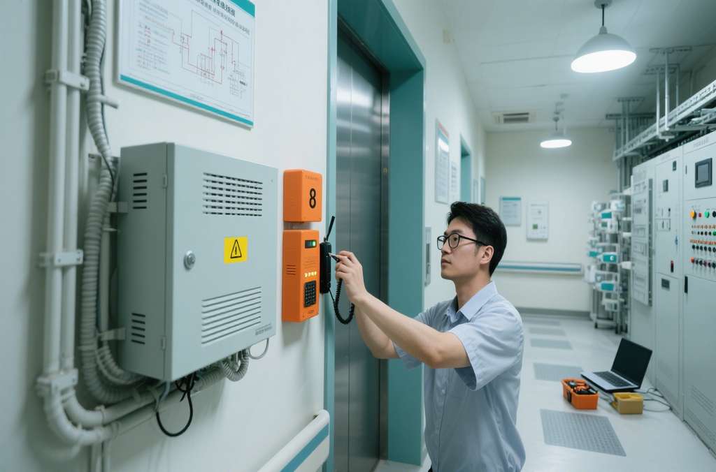 電梯五方對講,無線