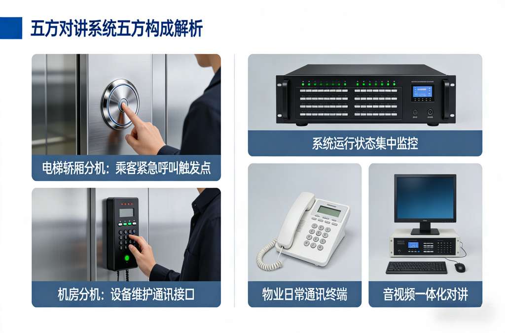 五方對講系統(tǒng)五方構(gòu)成解析：全面了解各方角色與功能