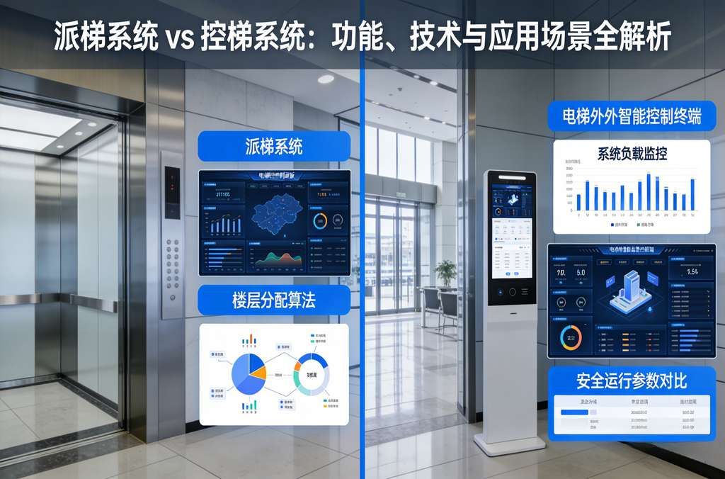 派梯系統(tǒng) vs 控梯系統(tǒng)：功能、技術(shù)與應(yīng)用場景全解析