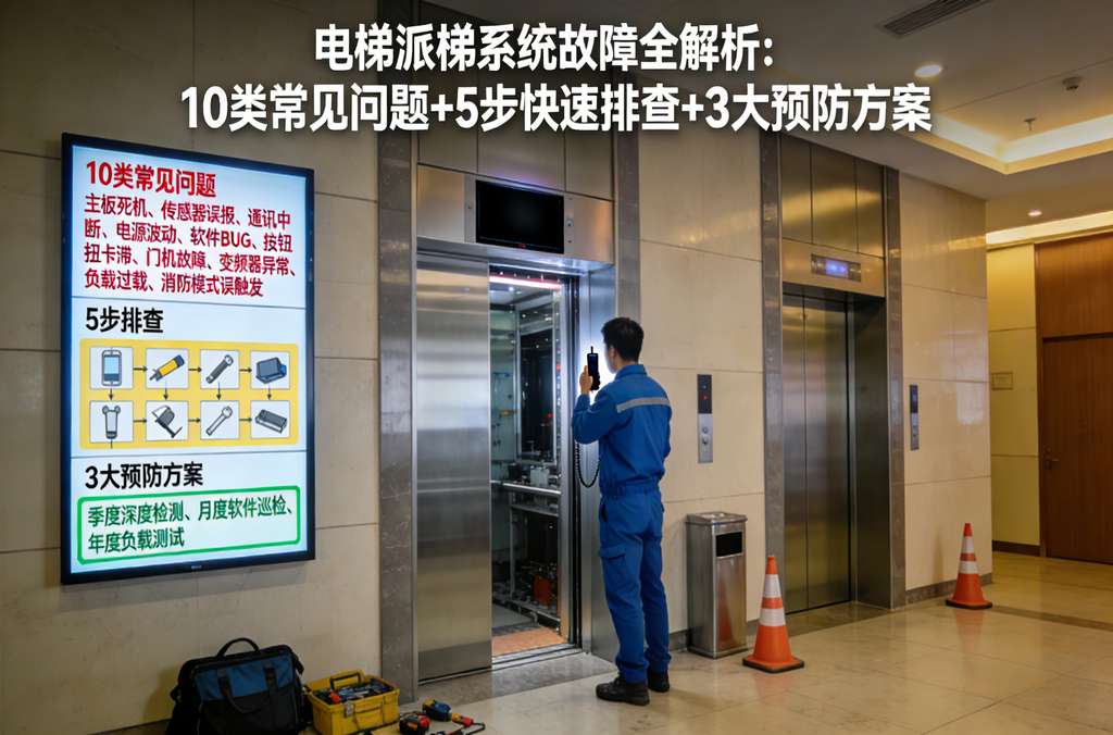 電梯派梯系統(tǒng)故障全解析