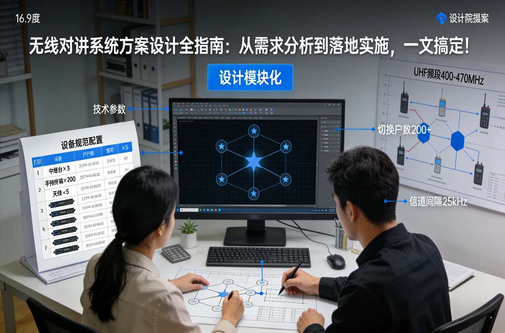 無線對講系統(tǒng)方案設(shè)計全指南：從需求分析到落地實施，一文搞定！