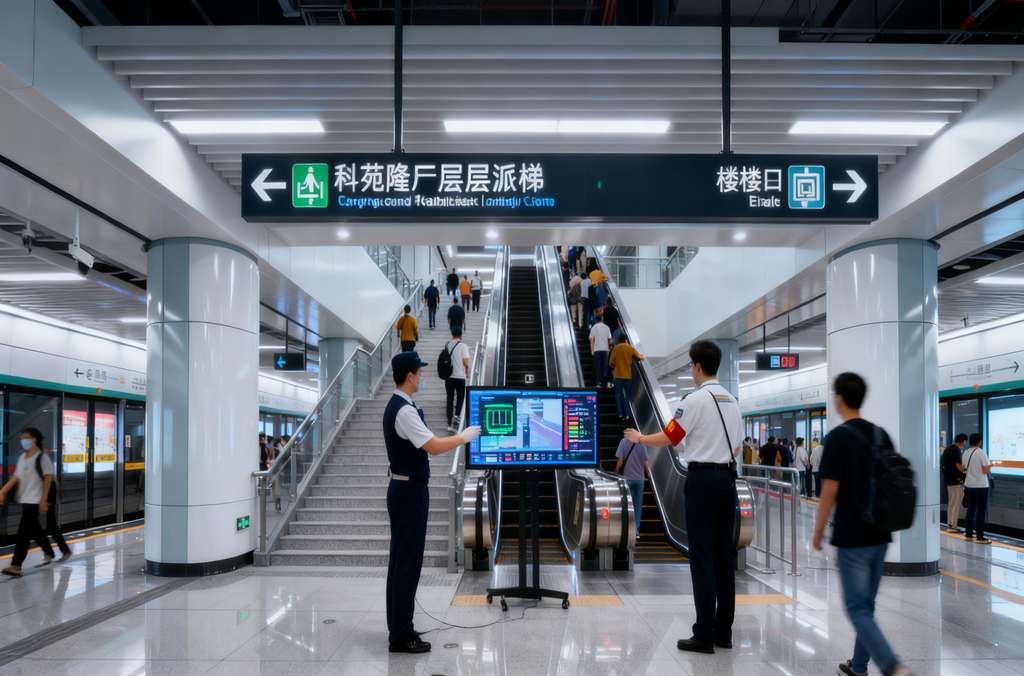 科苑隆選層派梯，讓地鐵流量更流暢