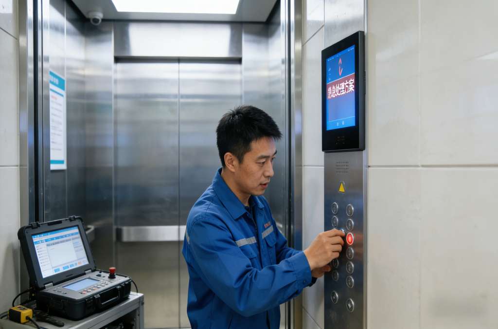 電梯多媒體屏樓層不顯示緊急處理方案