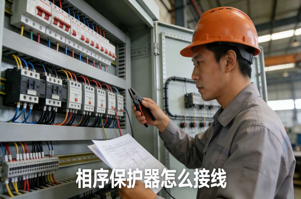 相序保護(hù)器怎么接線