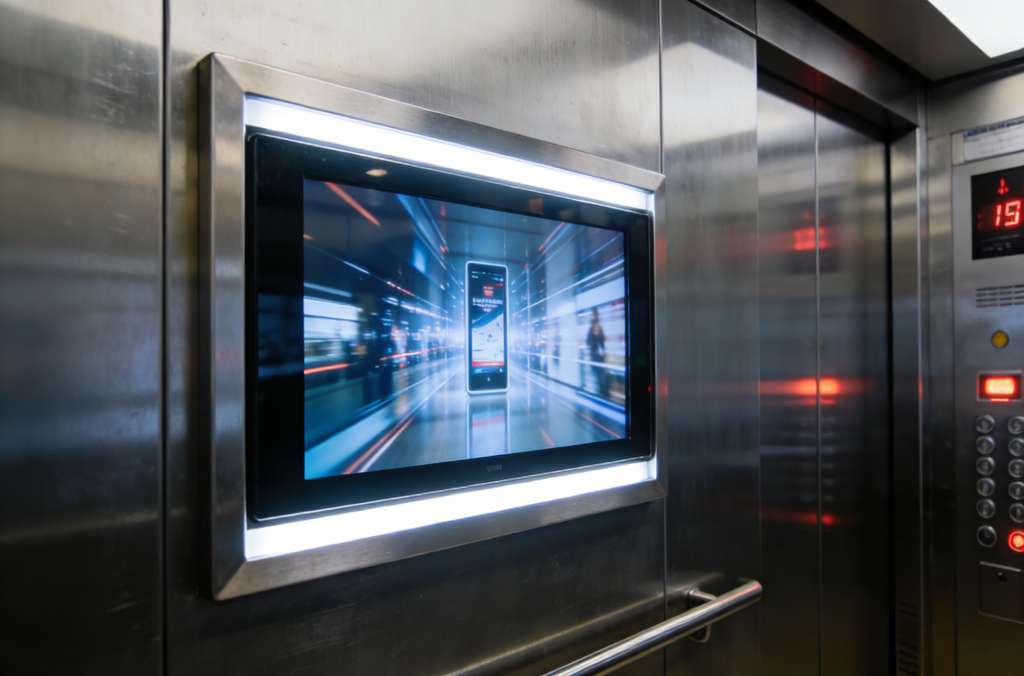 科苑隆電梯多媒體屏｜重塑樓宇場景價(jià)值，解鎖精準(zhǔn)傳播新路徑